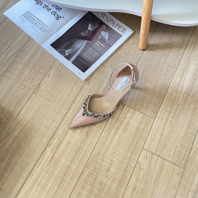 Fashion Women Pointed Toe Rhinestones High Heels