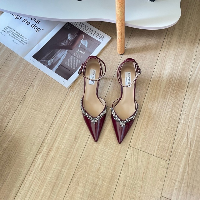 Fashion Women Pointed Toe Rhinestones High Heels