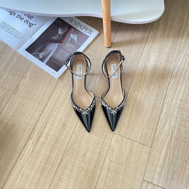 Fashion Women Pointed Toe Rhinestones High Heels