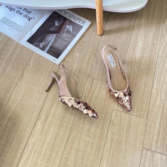 Women Fashion Sequins High Heels
