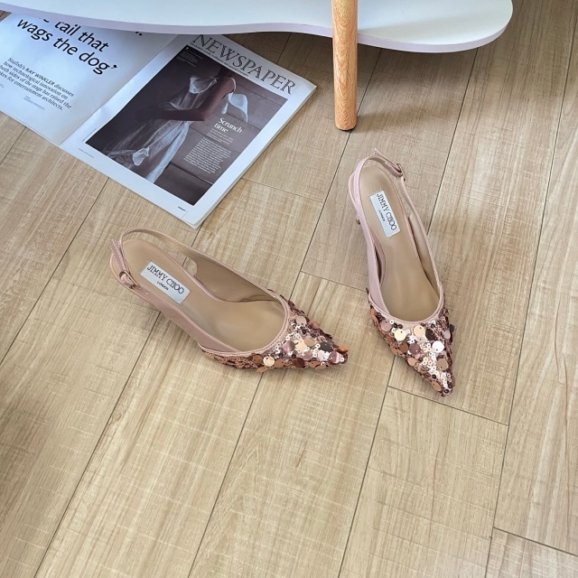 Women Fashion Sequins High Heels