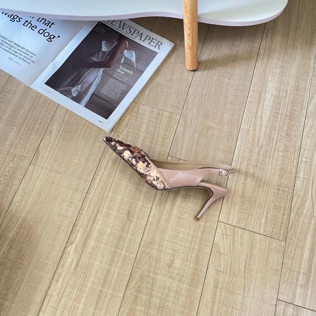 Women Fashion Sequins High Heels