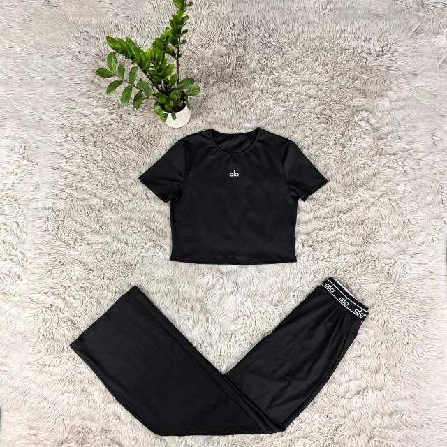 Fashion Short Sleeve Casual Sport Pants Suit