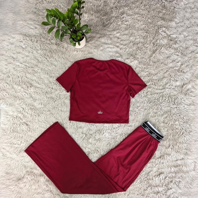 Fashion Short Sleeve Casual Sport Pants Suit