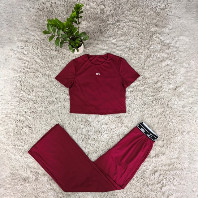 Fashion Short Sleeve Casual Sport Pants Suit