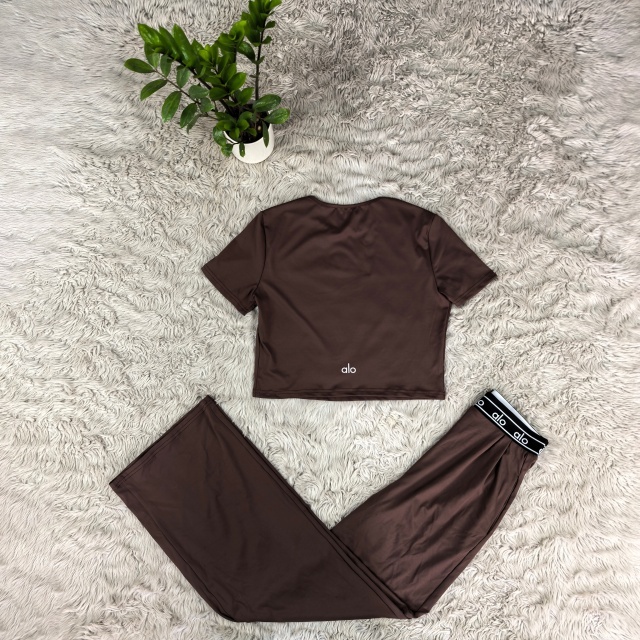 Fashion Short Sleeve Casual Sport Pants Suit