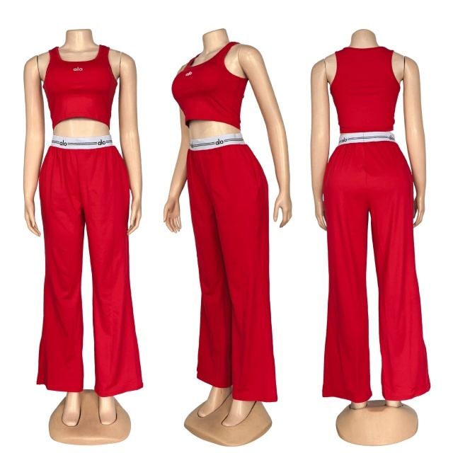 Fashion Tank Top Women Casual Jogging Suit
