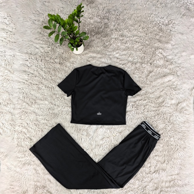 Fashion Short Sleeve Casual Sport Pants Suit
