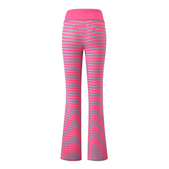 Fashion Striped Hooded Top Casual Pants Suit
