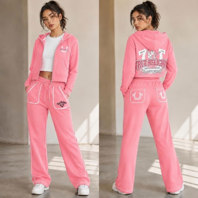 Long Sleeve Hooded Zipped Up Top Casual Pant Set