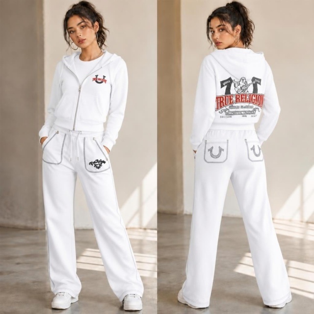 Long Sleeve Hooded Zipped Up Top Casual Pant Set