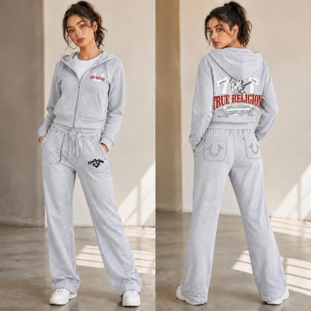Long Sleeve Hooded Zipped Up Top Casual Pant Set