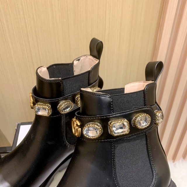 Luxury Fashion Diamond Chunky Boots