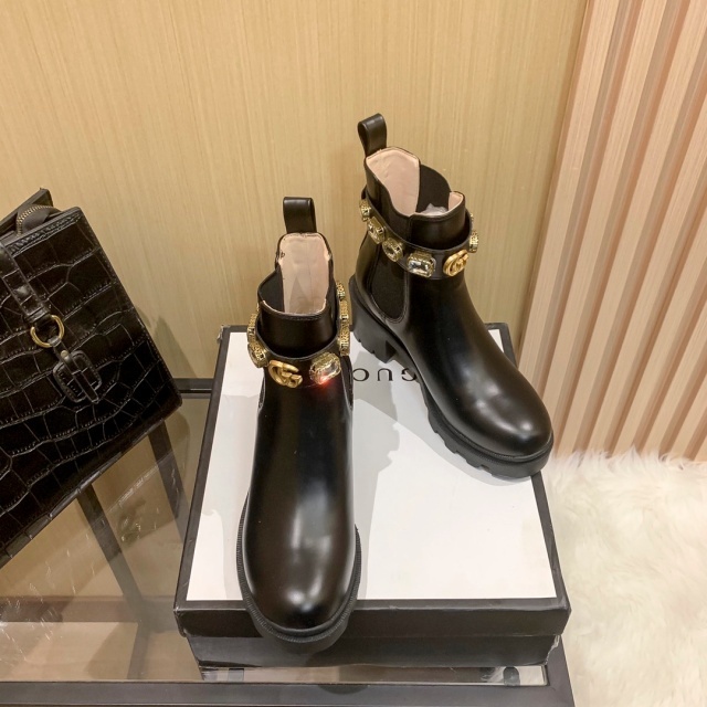 Luxury Fashion Diamond Chunky Boots