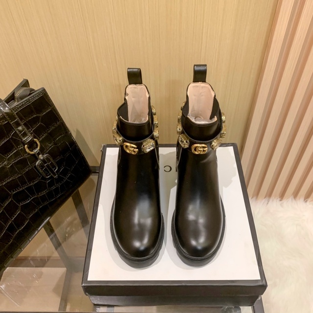 Luxury Fashion Diamond Chunky Boots