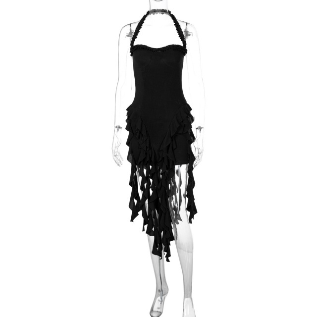 Halter Neck Tinker Tassel Dress
