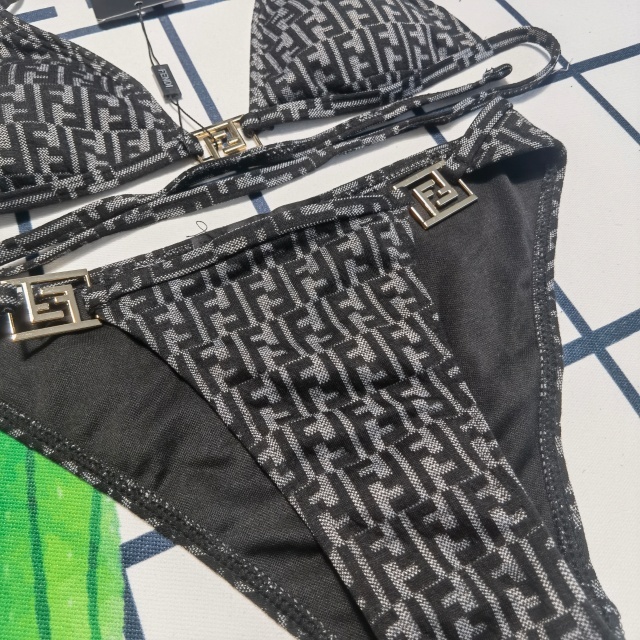 Metal Logo Fashion Women Bikini Set