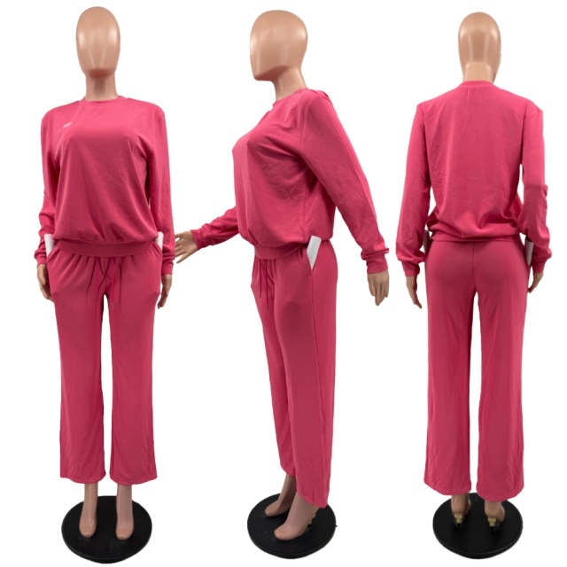 Fashion Long Sleeve Casual Tracksuit Set