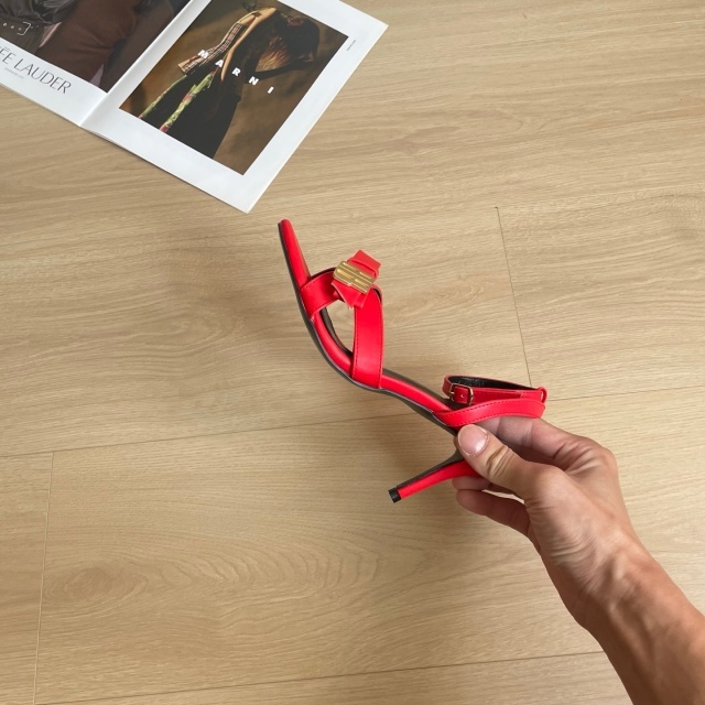 Sexy Bowknot High Heeled Sandals