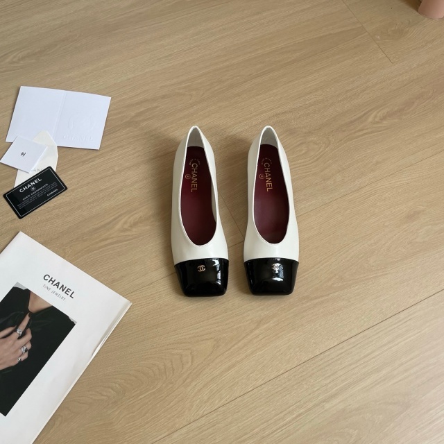 Women Square Toe Chunky Shoes