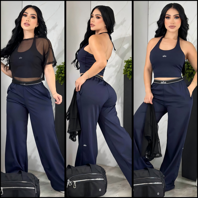 Fashion Women 3 Piece Tracksuit Set
