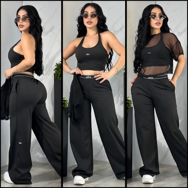 Fashion Women 3 Piece Tracksuit Set