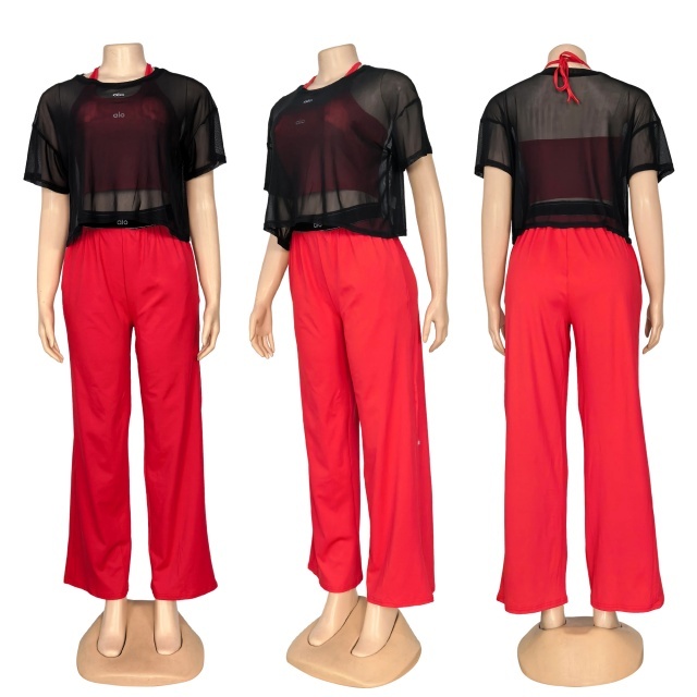 Fashion Women 3 Piece Tracksuit Set