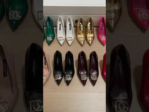 Metal Logo Pointed Toe Sexy High Heels