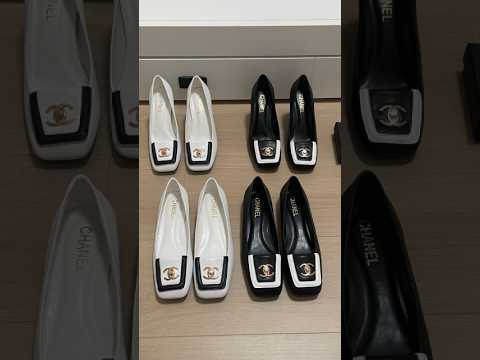Metal Logo Leather Fashion Women Pumps Shoes