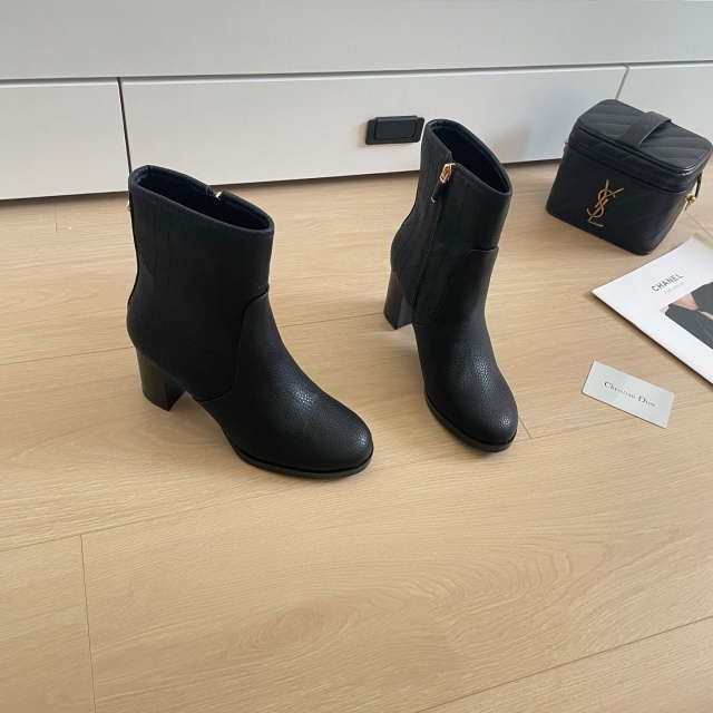 Vintage Fashion Women Chunky Boots