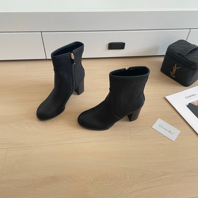 Vintage Fashion Women Chunky Boots