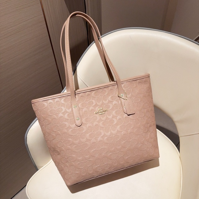 Fashion Leather Embossing Shopping Handbags