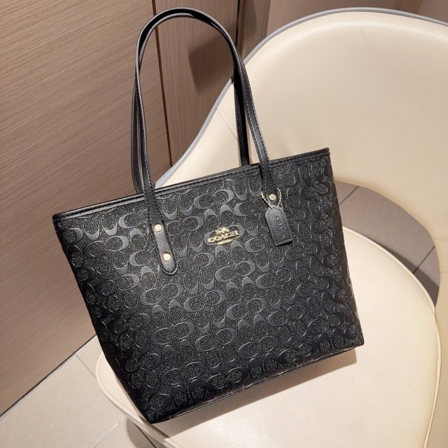 Fashion Leather Embossing Shopping Handbags