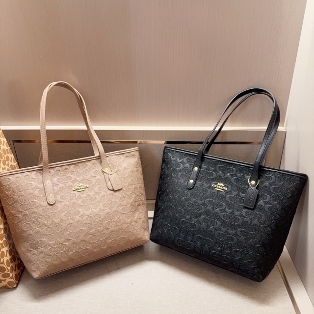 Fashion Leather Embossing Shopping Handbags