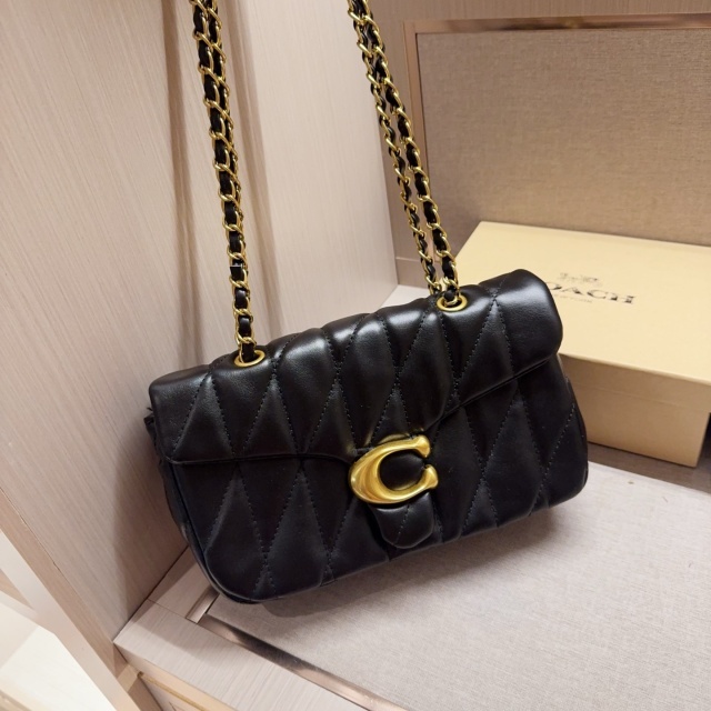 Metal Logo Leather Women Handbags
