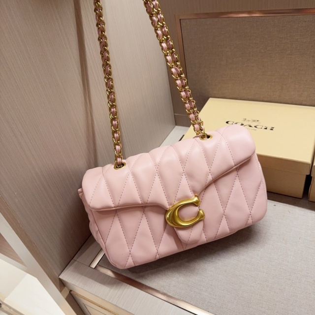 Metal Logo Leather Women Handbags
