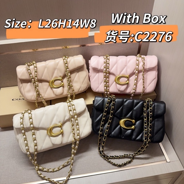 Metal Logo Leather Women Handbags