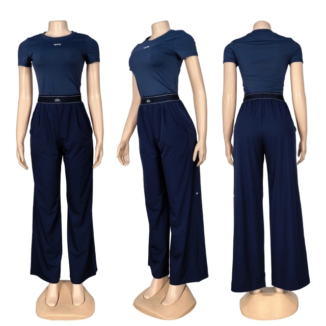 Fashion Embroidery Women Casual Pants Suit