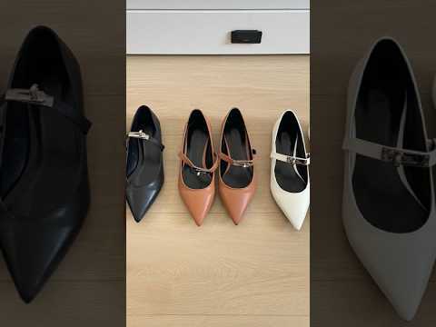 Leather Fashion Pointed Toe Women Pumps Shoes
