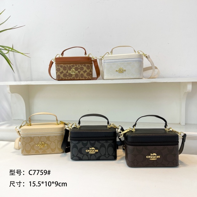 Fashion Metal Logo Women Makeup Bags