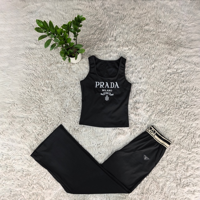 Fashion Tank Top Casual Sport Pants Suit