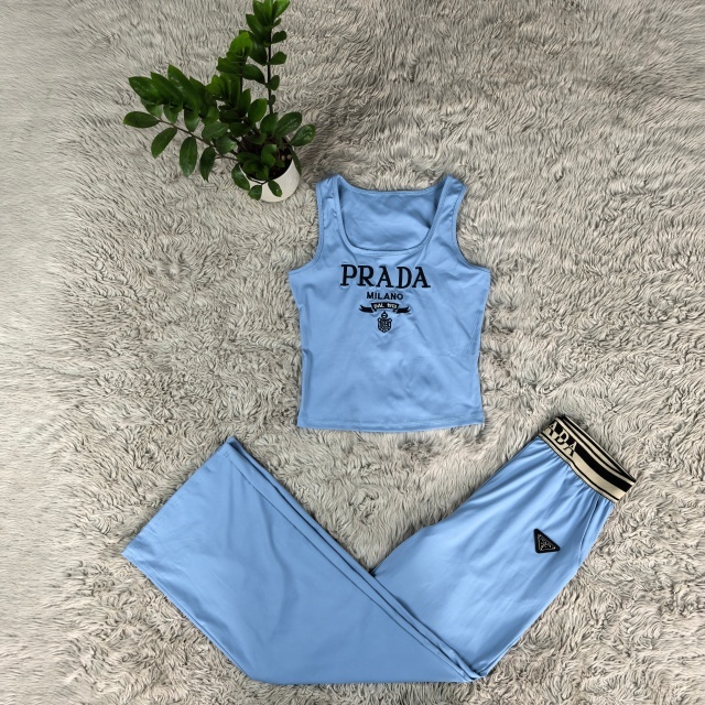 Fashion Tank Top Casual Sport Pants Suit