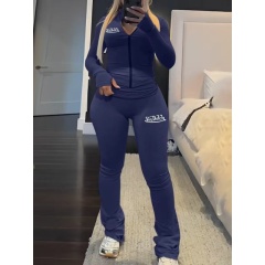 Deepblue-white letters