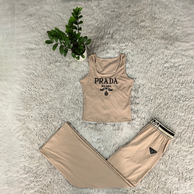 Fashion Tank Top Casual Sport Pants Suit
