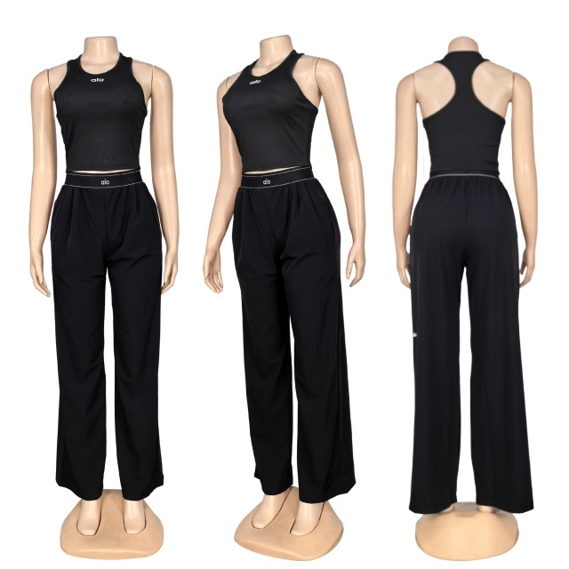 Fashion Tank Top Casual Jogging Suit