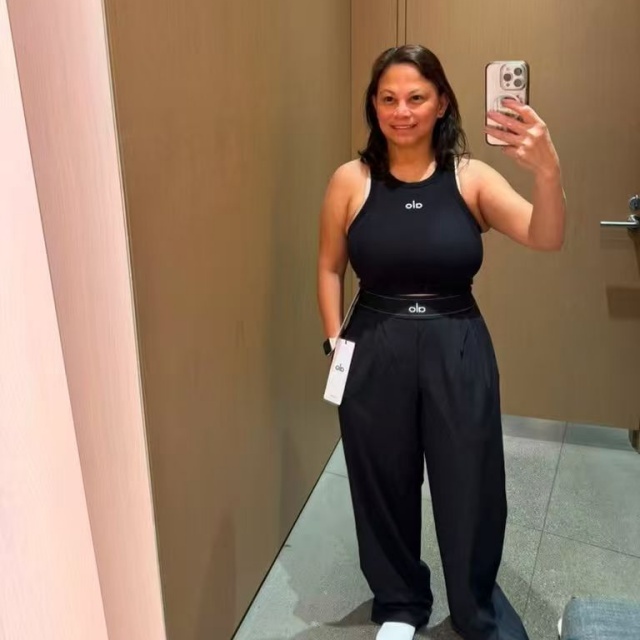 Fashion Tank Top Casual Jogging Suit