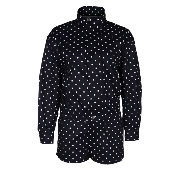 Polka Dots Jacket Top Short Set