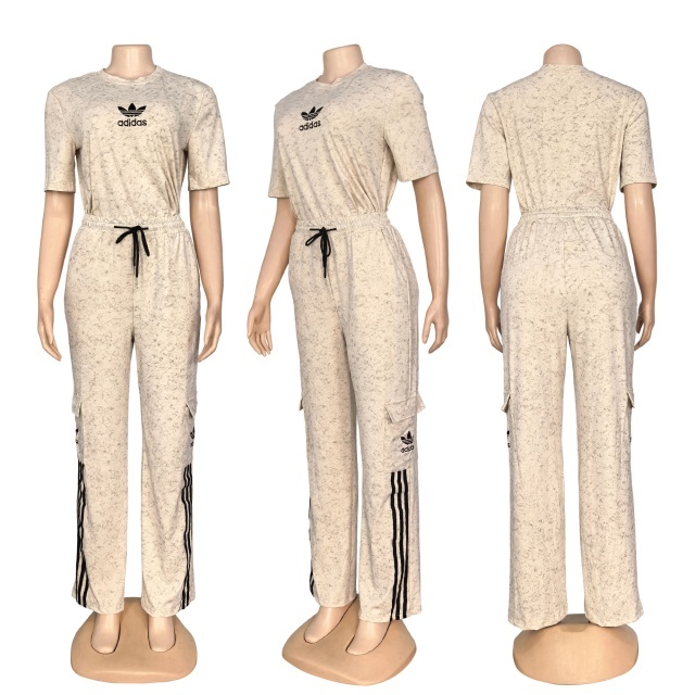 Tie Dye Fashion Short Sleeve Jogging Suit
