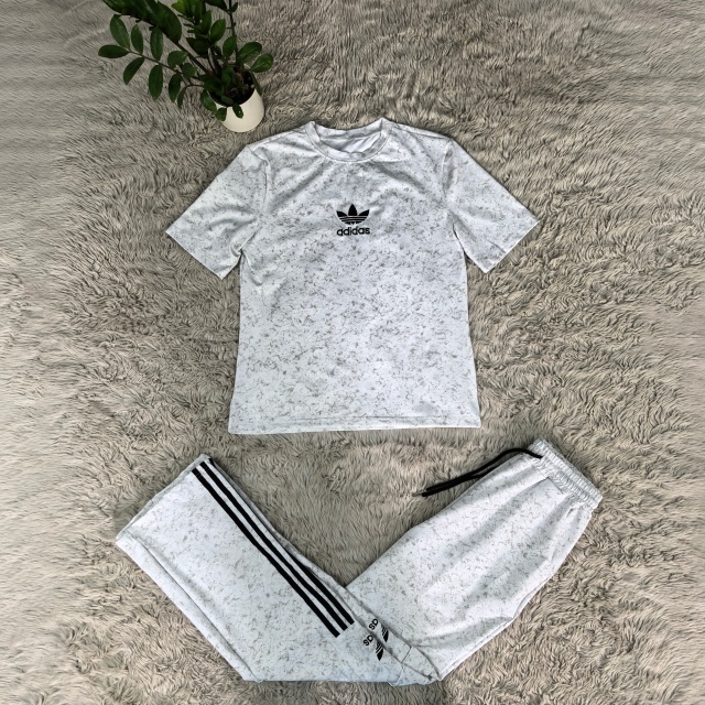 Tie Dye Fashion Short Sleeve Jogging Suit