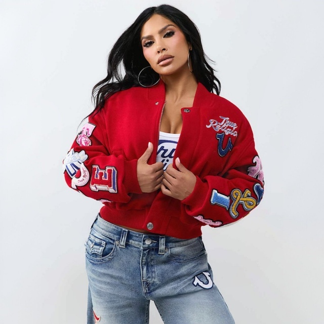 New Fall Colorblock Casual Baseball Jackets
